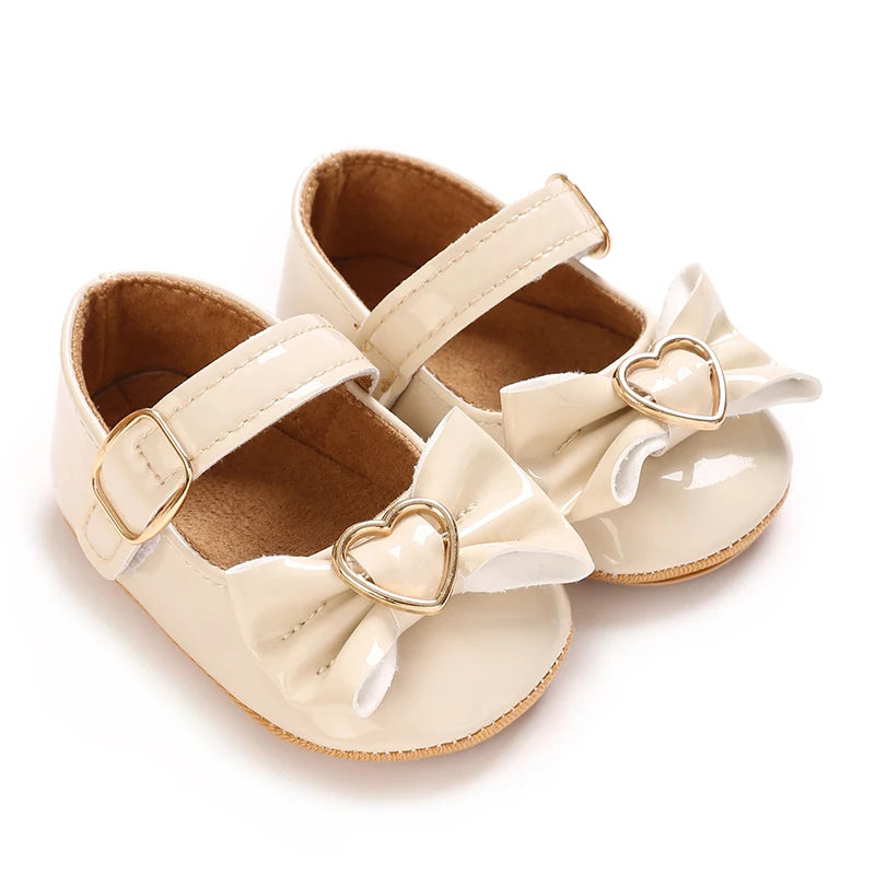 Infant Pre-Walker Shoes 0-1Year Baby Girls Princess Sandals Bowknot Soft Sole Elegant Formal Walking Shoes