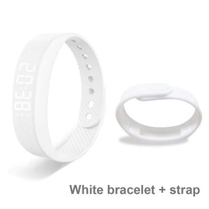 Smart Bracelet LED Digital Vibration Alarm Wrist Waterproof Smart Clock Smartband With Running Pedometer Monitor Smart Band