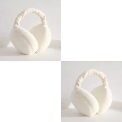 1/2/4pcs Solid Soft Plush Ear Keep Warmer Winter Earmuffs For Women Men Fashion Outdoor Earflap Protection Ear-Muffs Ear Cover