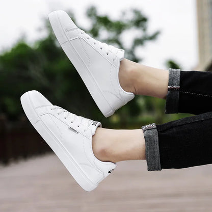 Men's Trend Casual Shoes Flats Shoes White Sneakers Breathable Leisure Male Sneakers Non-slip Footwear Men Vulcanized Shoes