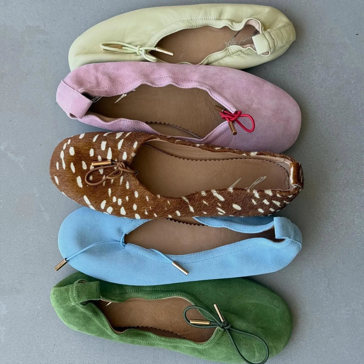 Luxury Fashion Butterfly-Knot Ladies Flat With Shoes Female Slides Footwear Shallow Ballet Flats Dance Shoes For Women