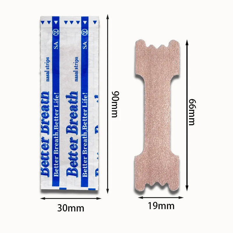 300/200/100PCS Breath Nasal Strips Sleep Aid Device Easier Breathing Nose Patch Snoring Aid for Better Sleep