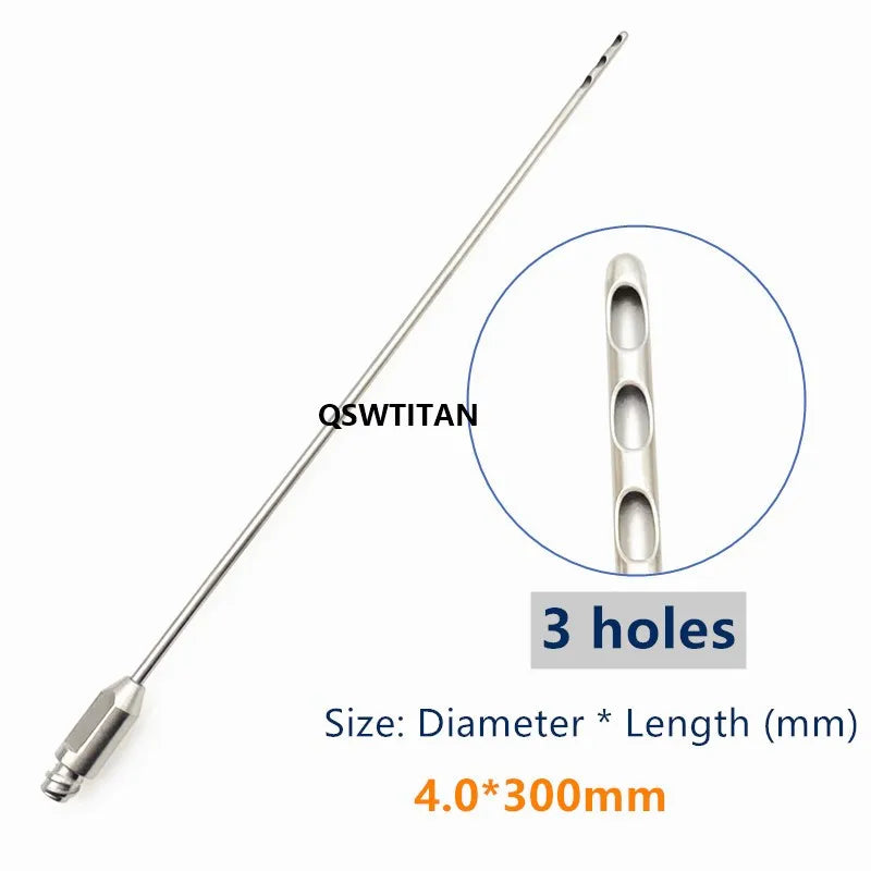 Three Hole fat harvesting cannula for stem cells,liposuction cannula fat transfer needle aspirator for beauty use