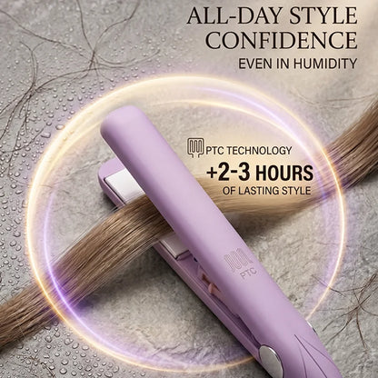 3 in 1 Electric Hair Straightener Hair Iron Straightening Hot Comb Mini Professional & Curling Iron Styling Tools Flat Iron