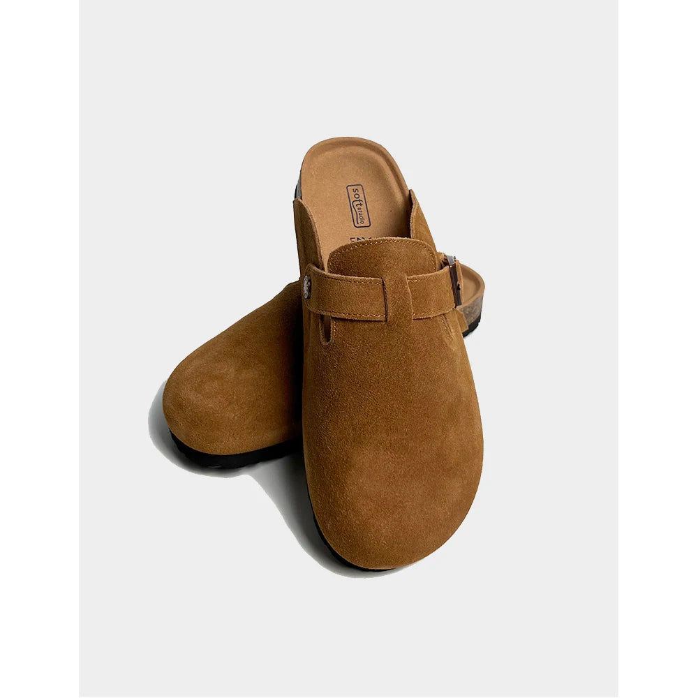 Women's Buckle-Detail Clogs