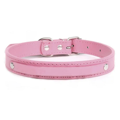 Sexy Pink Leather Collar Letters Daddy PRINCESS Choker Necklace Cute Adult DDLG Cosplay Personalized Custom Jewelry