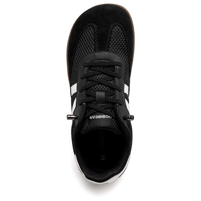 HOBIBEAR Women Men Wide Width Mesh Shoes Adjustable Slip On Sneakers Casual  Retro Walking Shoes for Unisex