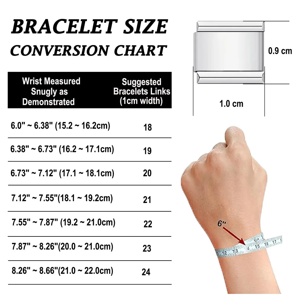 BestFriend Lovers Footprints I Love series Italian Charm Modular Links Fit 9mm Bracelets Stainless Steel Jewelry DIY Hand Making