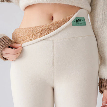 Women's High-Waisted Plush-Lined Leggings