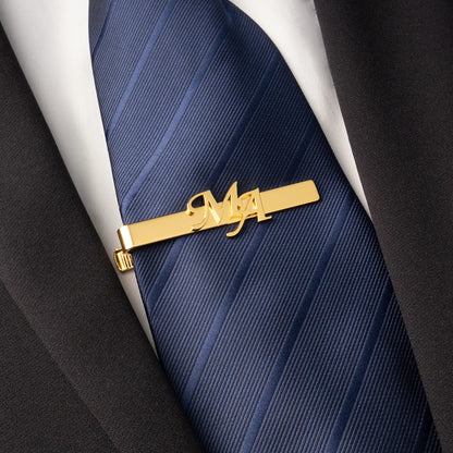 Men's Personalized Mother Child Name Tie Clip Made of Stainless Steel, The Best Men's Jewelry Gift