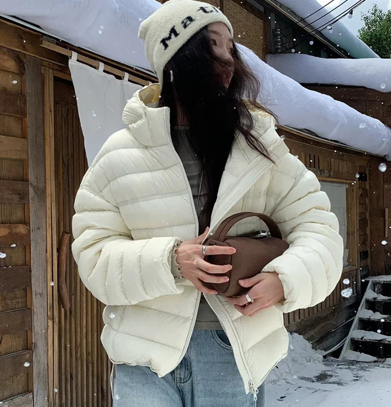 Women's Hooded Quilted Puffer Jacket