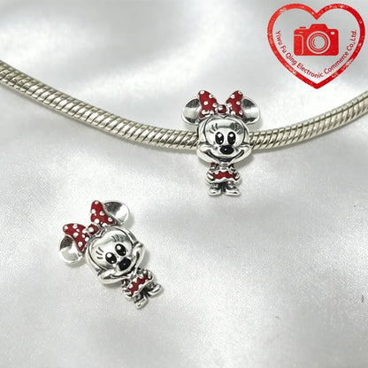 New Original Charms DIY Women Jewelry Gifts Fox Rabbit Chicken Pig Pet Dog Elephant Beads Fit 925 Silver Bracelets Accessories