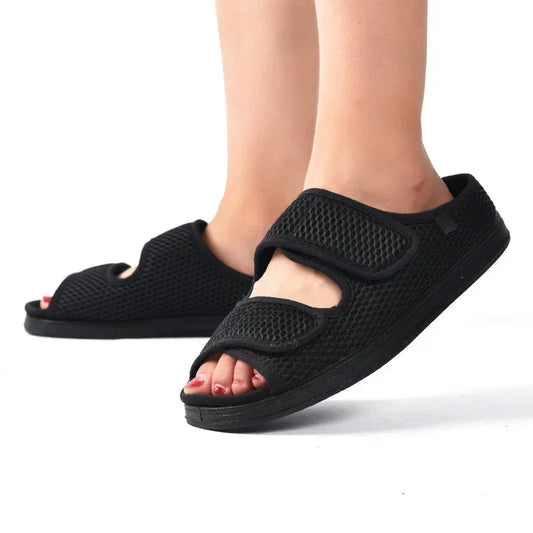 2025 new casual orthopedic wide foot edema shoes, thumb valgus adjustment, soft and comfortable diabetic shoes, walking shoes