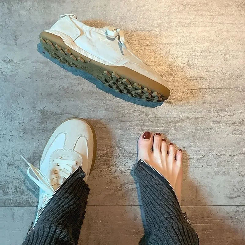 Sneakers Flat Women Footwear Sports Ladies Shoes Lace Up Luxury A On Offer Urban Young On Sale And Low Price Light New In Spring