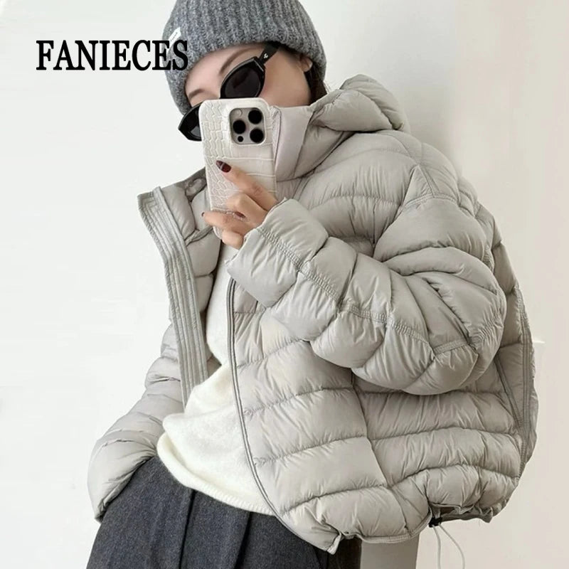 Women's Hooded Quilted Puffer Jacket