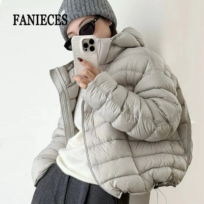 Women's Hooded Quilted Puffer Jacket