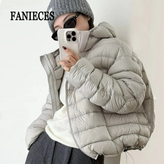 Women's Hooded Quilted Puffer Jacket