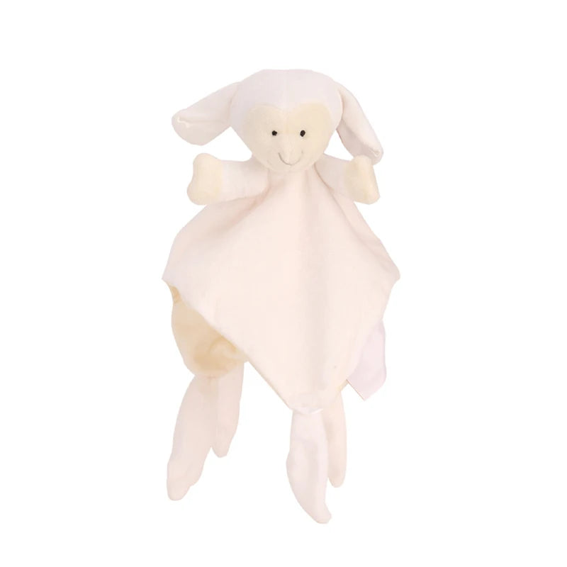 Baby Towels Newborn Baby Comforter Soothe Appease Towel Animal Rabbit Plush Dolls Soft Security Rattles Bed Bell Saliva Towel