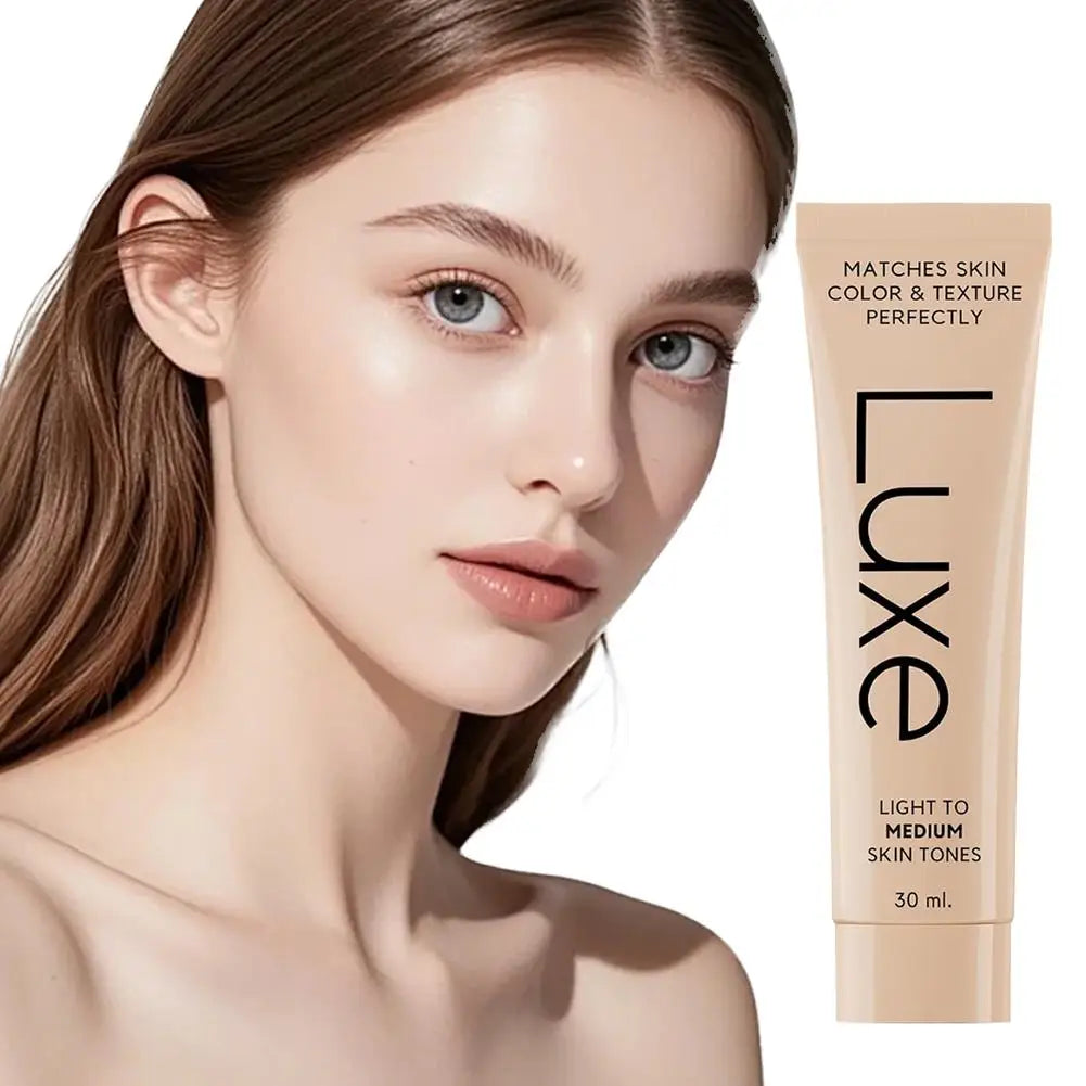 Luxe Color Change Waterproof Concealer Foundation, Full Coverage for Acne, Scars & Uneven Skin Tone, Long-Lasting Face Makeup