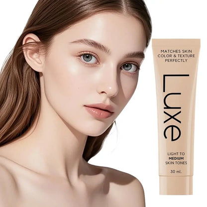 Luxe Color Change Waterproof Concealer Foundation, Full Coverage for Acne, Scars & Uneven Skin Tone, Long-Lasting Face Makeup