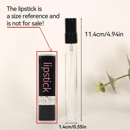 50pcs 10ml Multi-color Anodized Nozzle Perfume Bottle, Portable Travel Fine Atomized Glass Empty Bottle, Mini Perfume Container