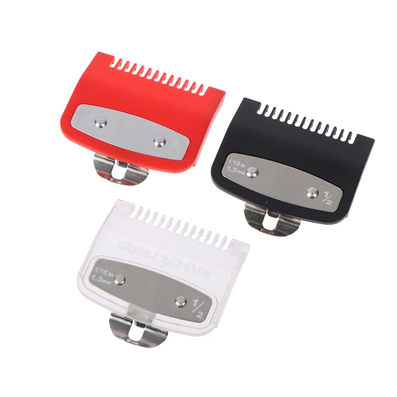 2PCS Hair Clipper Guide Comb Cutting Limit Combs Standard Guards Attach Parts