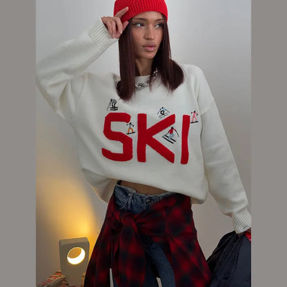 Casual Thicken Women's Ski Jumpsuits Stand Collar Full Sleeve Zippers High Waist Lady Rompers 2025 Winter Female Skiwear New