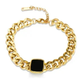 Stainless Steel Heart-shaped Ladies Elegant Bracelet  For Women Crystal Bangle