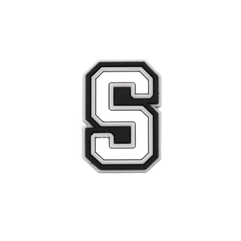 1 PCS Letter Charms for Clog Sandals Shoe Decoration 0-9# Number Alphabet ABC-Z Characters DIY Shoes Pins for Boy Girl Men Women