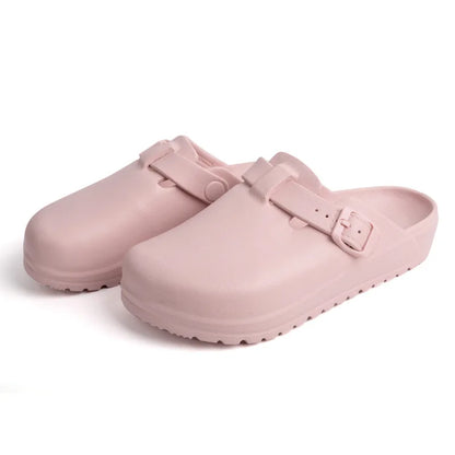 Shevalues Women Men Working Slippers Anti-Slip Operating Room Lab Waterproof Medical Sandals Shoes Nurses Soft Eva Clogs Slides