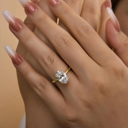 925 Sterling Silver Luxury Shiny 1-8CT Zircon Engagement Ring Wedding Band For Women Promise Eternity Ring Fine Jewelry Gift