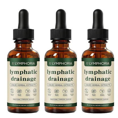 Natural Herbal Lymphatic Drainage Drops Serum Swelling Relief Lymph Support Liquid Ampoule Extracts Ampoule Serum Daily Care