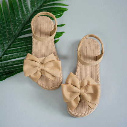 Women Slippers 2024 New Summer Lightweight Sandals Fashion Beach Casual Slippers Outdoor Bow Tie Flat Shoes Home Slides Women