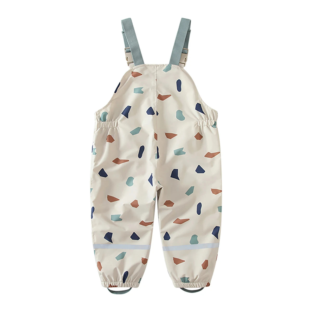 HONEYKING Kids Jumpsuit For Boys Toddler Outdoor Clothes Colorful Waterproof Rain Pants Baby Girl Overalls For Children