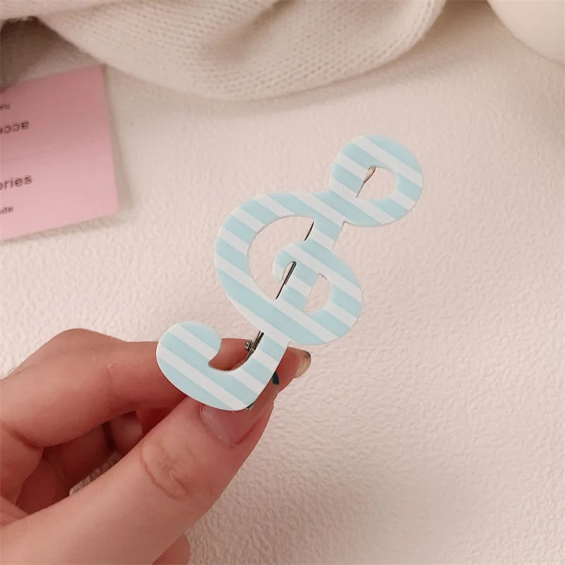 1/5Pcs Musical Note Hair Clip - Stylish Star Elegant Barrettes Women's Daily Fashion Hairpin Accessory