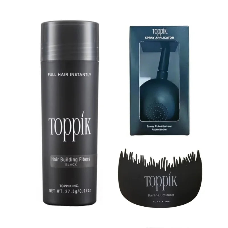Toppik Hair Fibers, Hair Building Fibers, Fill In Fine or Thinning Hair Instantly Thicker, Fuller Looking, Man and Woman