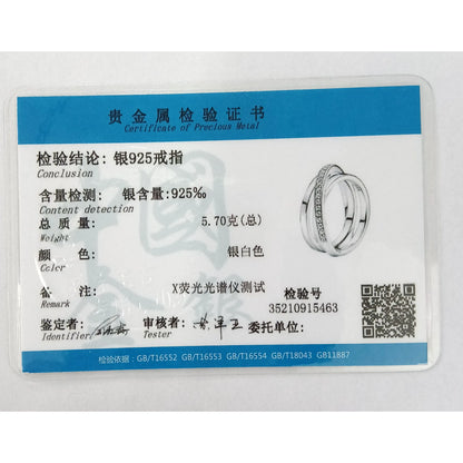 New 925 Sterling Silver Shiny Classic Square Crown Heart-shaped Ring Exquisite Luxury Charm Jewelry Holiday Surprise Gifts