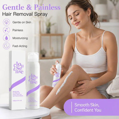 Body Hair Removal Mousse Spray Gentle Painless For Armpit Legs Arms Smooth No Black Spots Refreshing Hair Remover