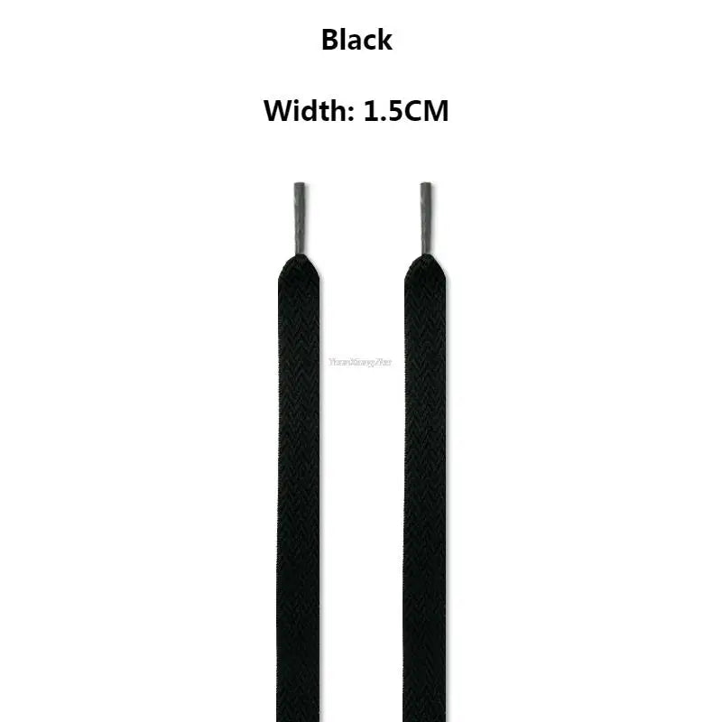 1PAIR Flat Shoelaces for Sneakers Shoe laces Luxury Brand Shoelace  Width 1.5cm/2cm/3cm Length 120/140/160cm Shoe Accessories
