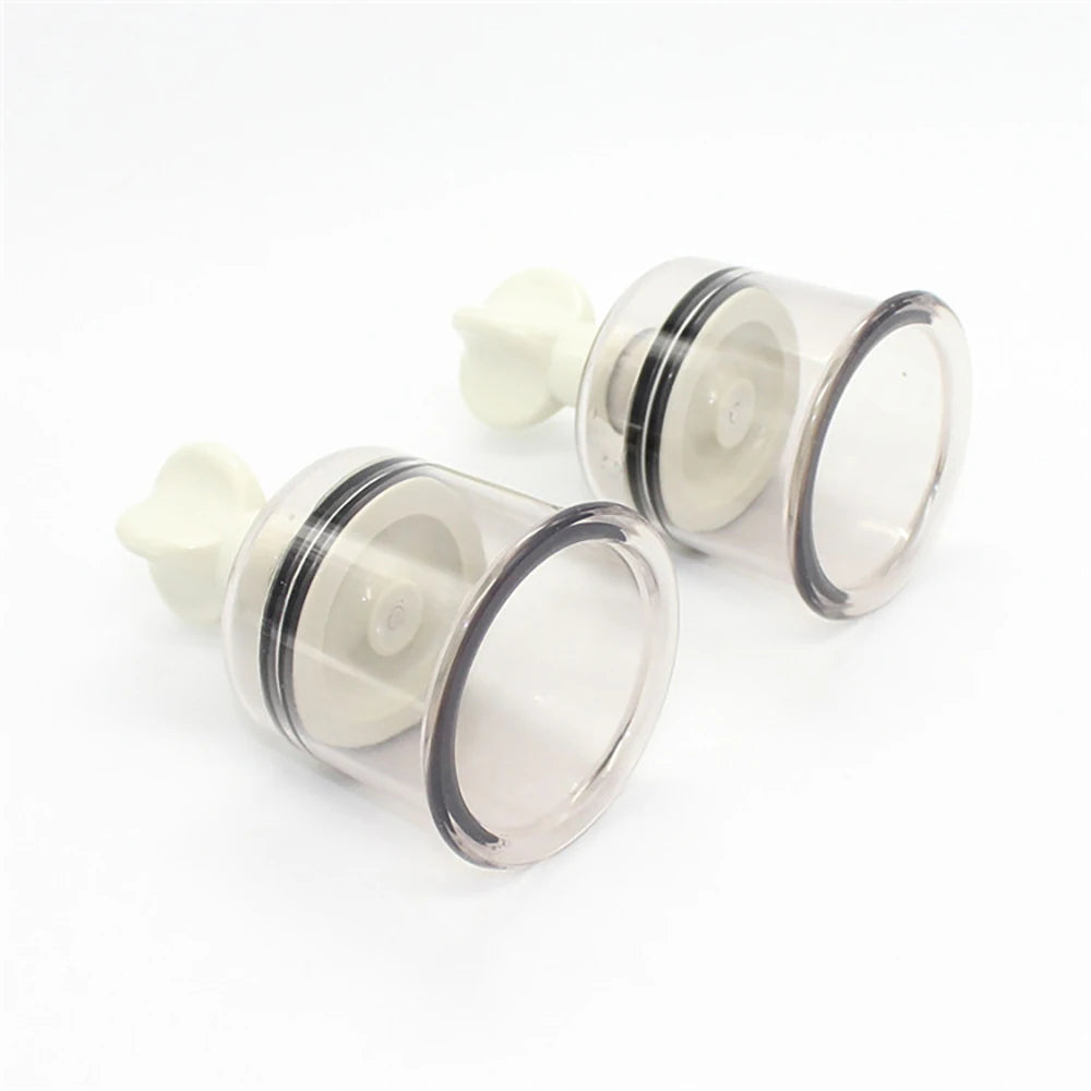 Vacuum Suction Cupping Cup Nipple Suckers Enhancer Massage Vacuum Cans Plastic Enlarger Medical Portable Twist Pump Cupping Too
