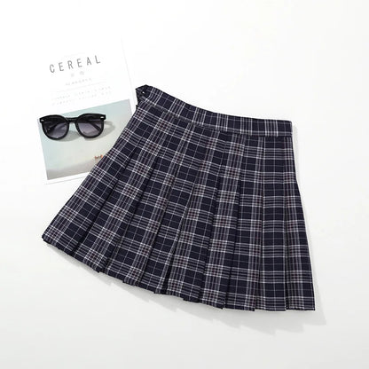 Baby Toddler Children Clothing School Plaid Girls Skirt Bottoming Princess Pleated Skirts Kids Short SKirt Summer Child Clothes