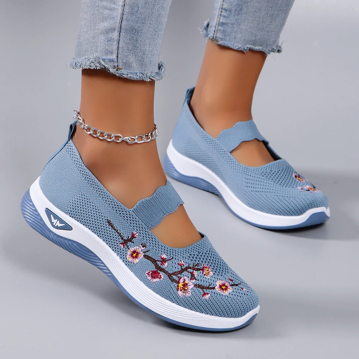 Women's summer breathable mesh flat shoes women's shoes casual sports shoes, clearance free shipping