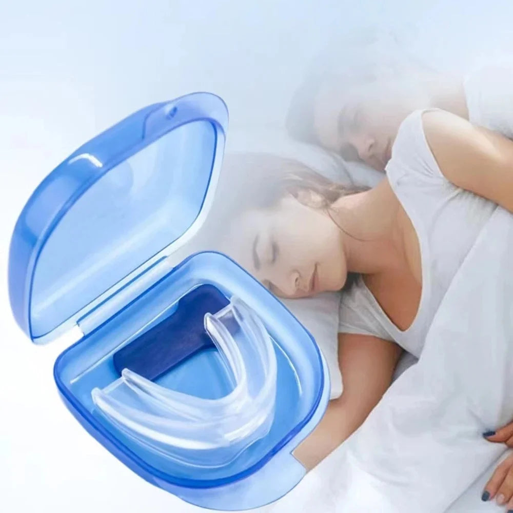 Anti Snoring Mouth Guard Anti Bruxism Teeth Grinding Sleep Aid Comfortable Night Sleep Breathing Protector For Reducing Snoring