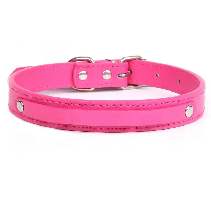 Sexy Pink Leather Collar Letters Daddy PRINCESS Choker Necklace Cute Adult DDLG Cosplay Personalized Custom Jewelry