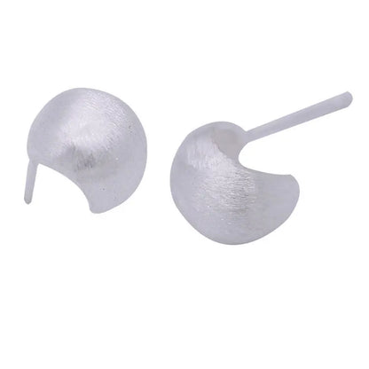 925 Sterling Silver Frosting Small Stud Earrings For Women Piercing Earring Wedding Luxury Quality Jewelry Wholesale Money 925