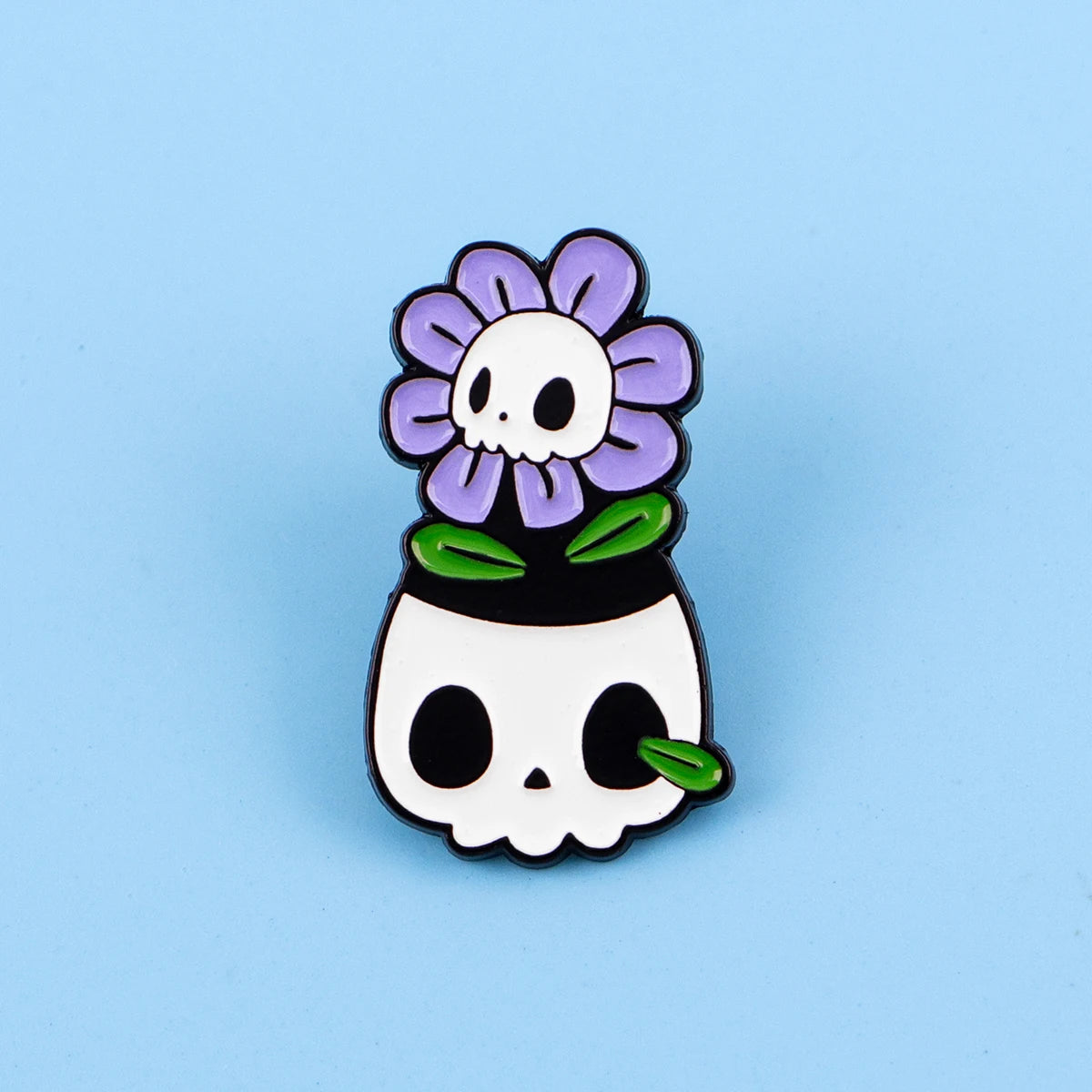 "One Day,We Will Wake Up To His Obituary" Enamel Pin Cartoon Skeleton Women's Brooches Fashion Lapel Badges Jewelry Friends Gift