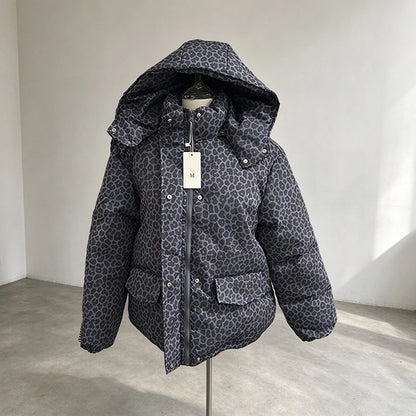 Urban Solid Women Stripe Padded Coat Pant Set Casual Full Sleeve Hooded Zipper Jacket Elastic Waist Pants 2026 Winter Lady Suits