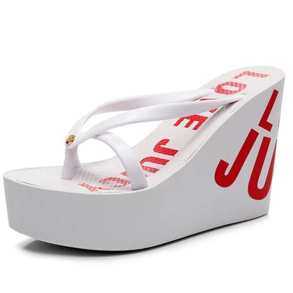 Women's Toe-Post Platform Wedge Sandals