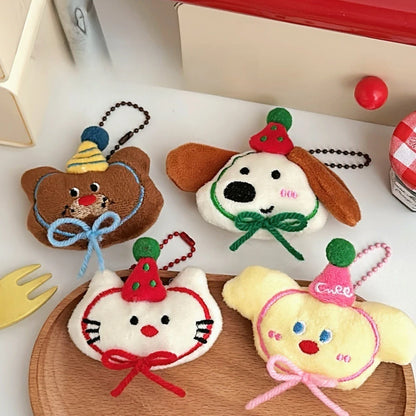 3/4/6 Pcs Cute Little Animal Doll Pendant, Versatile Toy Accessory, Keychain Pendant
