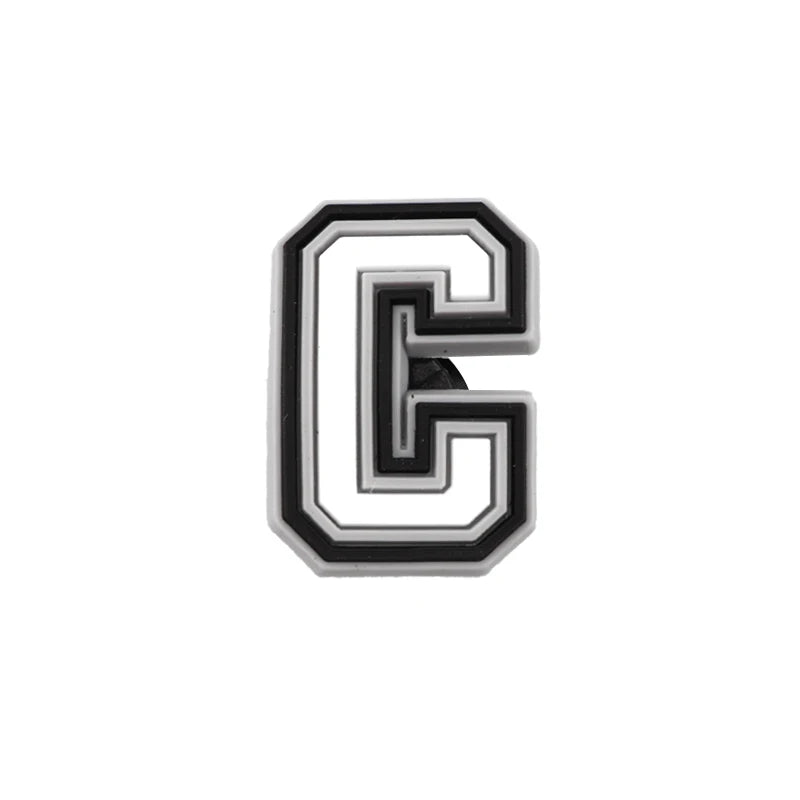 1 PCS Letter Charms for Clog Sandals Shoe Decoration 0-9# Number Alphabet ABC-Z Characters DIY Shoes Pins for Boy Girl Men Women